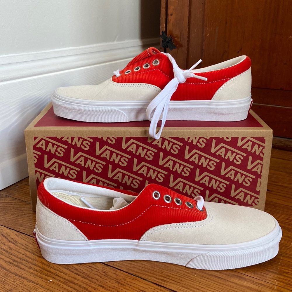 Vans Era Orange/Marshmallow, Men’s 7.5/ Women’s 9